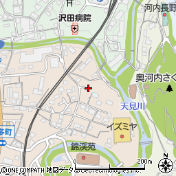 大阪府河内長野市喜多町50周辺の地図