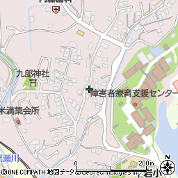広島県東広島市八本松町米満524周辺の地図