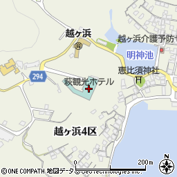萩観光ホテル周辺の地図