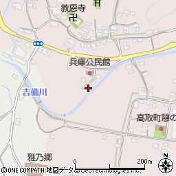 奈良県高市郡高取町兵庫266周辺の地図