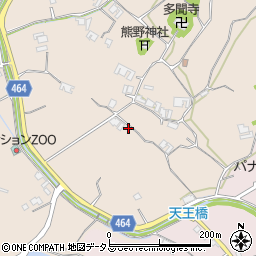 兵庫県淡路市王子55周辺の地図
