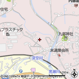 広島県東広島市八本松町米満283周辺の地図