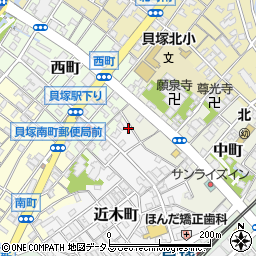 大阪府貝塚市近木町24-10周辺の地図