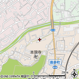 大阪府河内長野市喜多町504周辺の地図