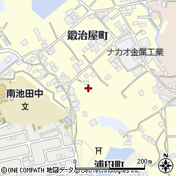 大阪府和泉市鍛治屋町311-3周辺の地図