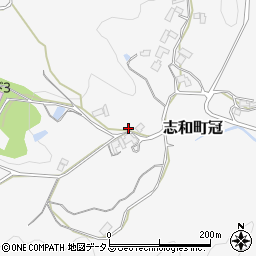広島県東広島市志和町冠1866周辺の地図
