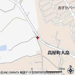 広島県東広島市高屋町大畠635周辺の地図