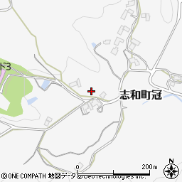 広島県東広島市志和町冠10736周辺の地図