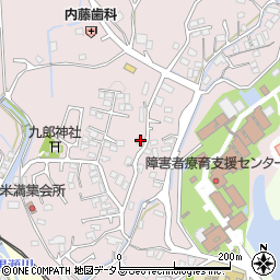 広島県東広島市八本松町米満508周辺の地図