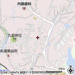 広島県東広島市八本松町米満508周辺の地図