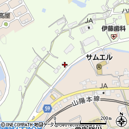 広島県東広島市高屋町杵原1263周辺の地図