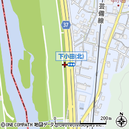 下小田北周辺の地図