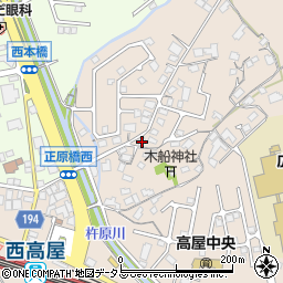 広島県東広島市高屋町中島281周辺の地図