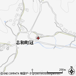 広島県東広島市志和町冠2193周辺の地図