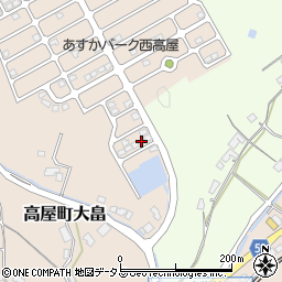 広島県東広島市高屋町大畠549-228周辺の地図
