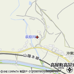 広島県東広島市高屋町高屋東2807周辺の地図