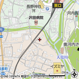 大阪府河内長野市喜多町632周辺の地図