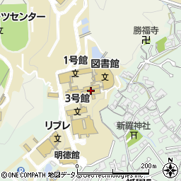 広島経済大学　キャリアセンター周辺の地図