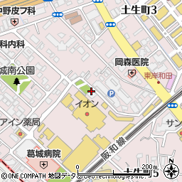 南大阪補聴器センター周辺の地図