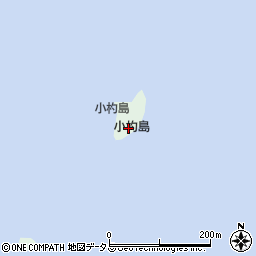 小杓島周辺の地図