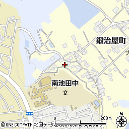 大阪府和泉市鍛治屋町221周辺の地図