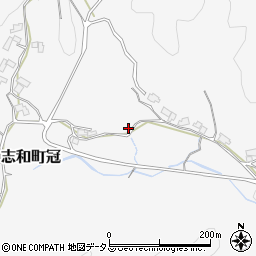 広島県東広島市志和町冠2216周辺の地図