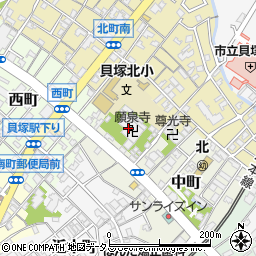 願泉寺周辺の地図