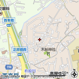 広島県東広島市高屋町中島280-3周辺の地図