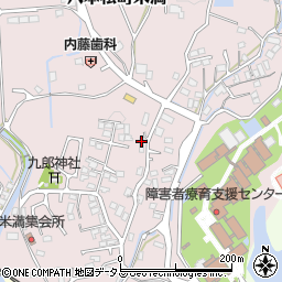 広島県東広島市八本松町米満225周辺の地図