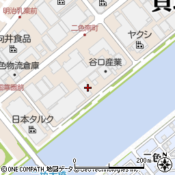 大阪府貝塚市二色南町8周辺の地図