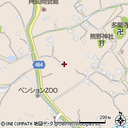 兵庫県淡路市王子45周辺の地図