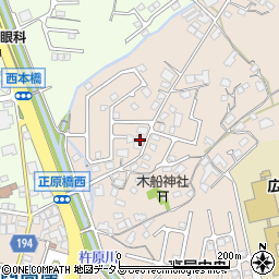 広島県東広島市高屋町中島257周辺の地図