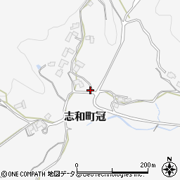 広島県東広島市志和町冠2173周辺の地図