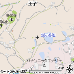 兵庫県淡路市王子190周辺の地図