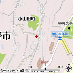 大阪府河内長野市小山田町1909周辺の地図