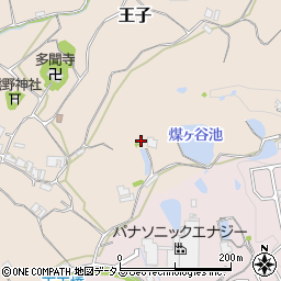 兵庫県淡路市王子162周辺の地図