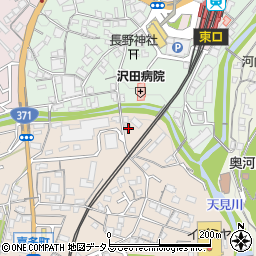 大阪府河内長野市喜多町696周辺の地図