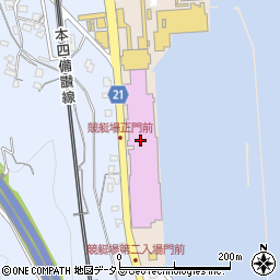 倉敷飲食業協同組合　ボート場内周辺の地図