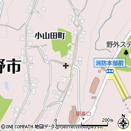 大阪府河内長野市小山田町1908周辺の地図