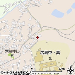 広島県東広島市高屋町中島129周辺の地図