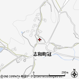 広島県東広島市志和町冠2137周辺の地図