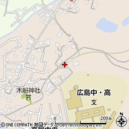 広島県東広島市高屋町中島126周辺の地図