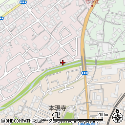 大阪府河内長野市栄町18-9周辺の地図