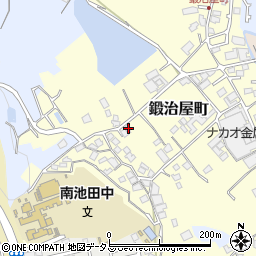 大阪府和泉市鍛治屋町211-1周辺の地図