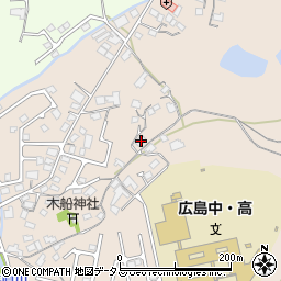 広島県東広島市高屋町中島216周辺の地図