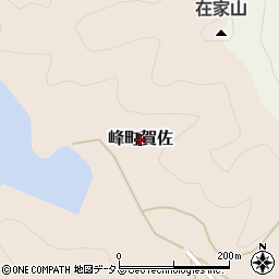 長崎県対馬市峰町賀佐周辺の地図