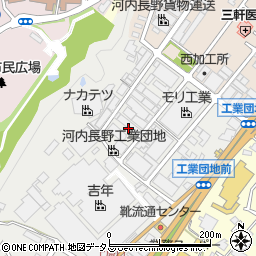 大阪府河内長野市上原西町6周辺の地図