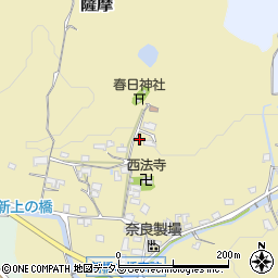 奈良県高市郡高取町薩摩598周辺の地図