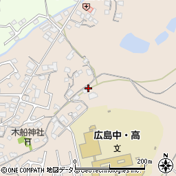 広島県東広島市高屋町中島126-4周辺の地図