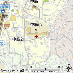 広島市立中筋児童館周辺の地図